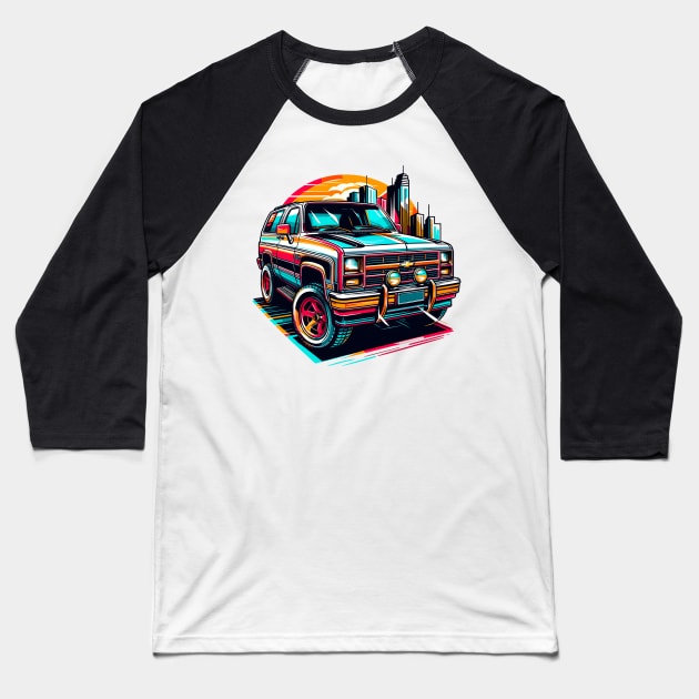 Chevrolet K5 Blazer Baseball T-Shirt by Vehicles-Art